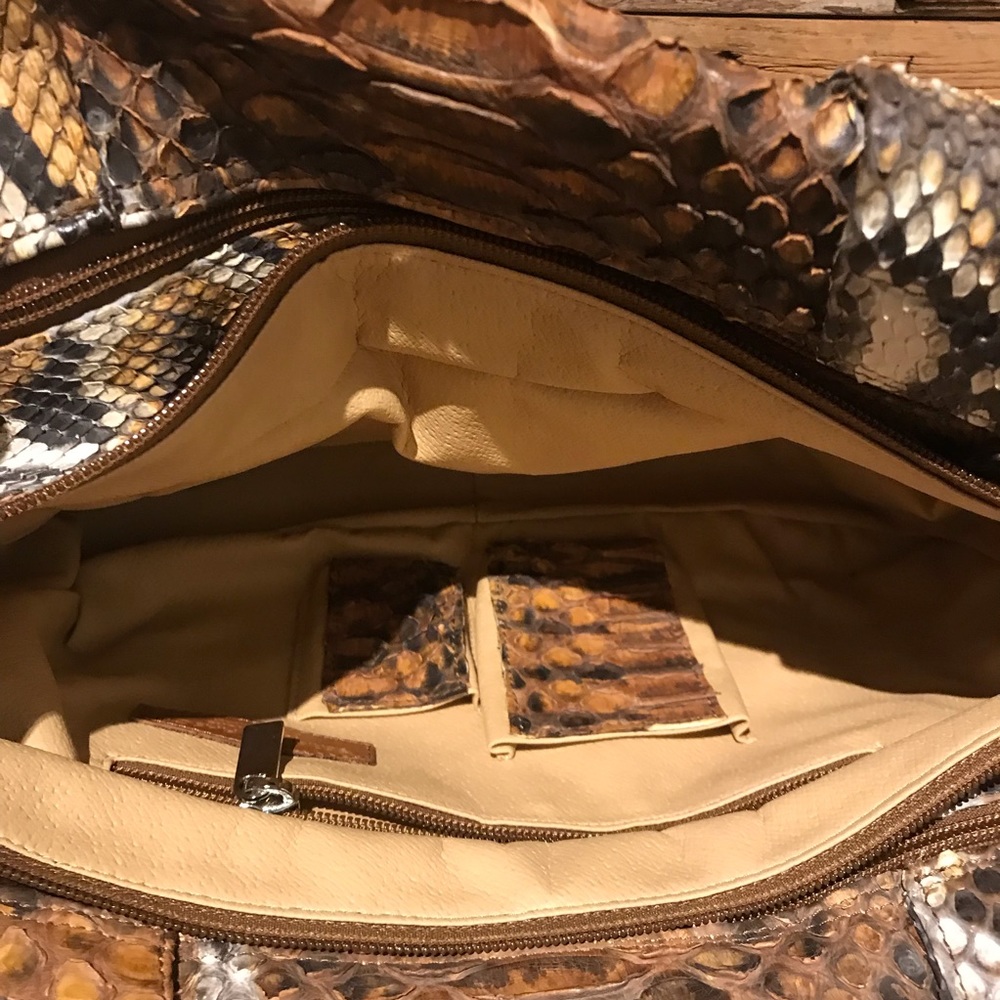 Genuine Python Leather Bag - image 6